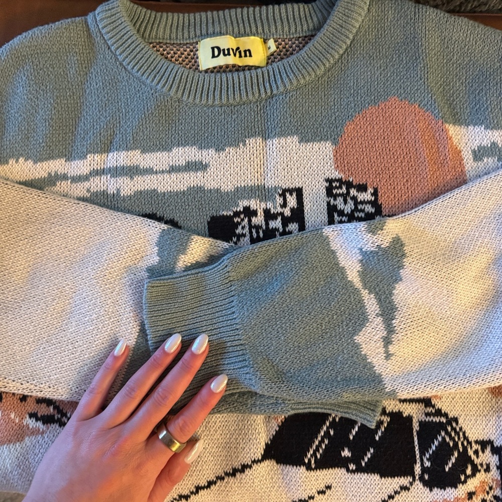 Duvin Knit crew sweatshirt / medium